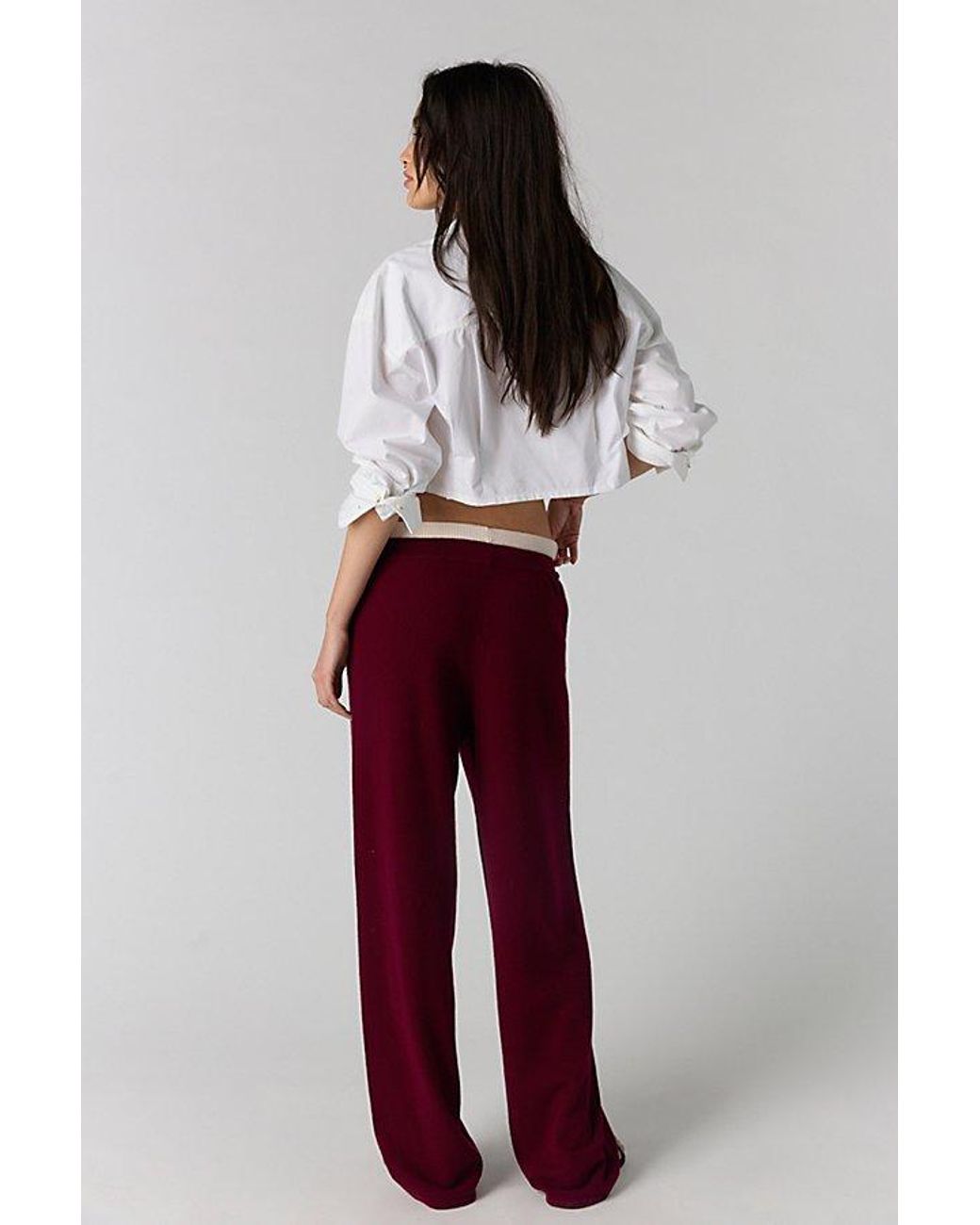 Artless Layered Cashmere Pants