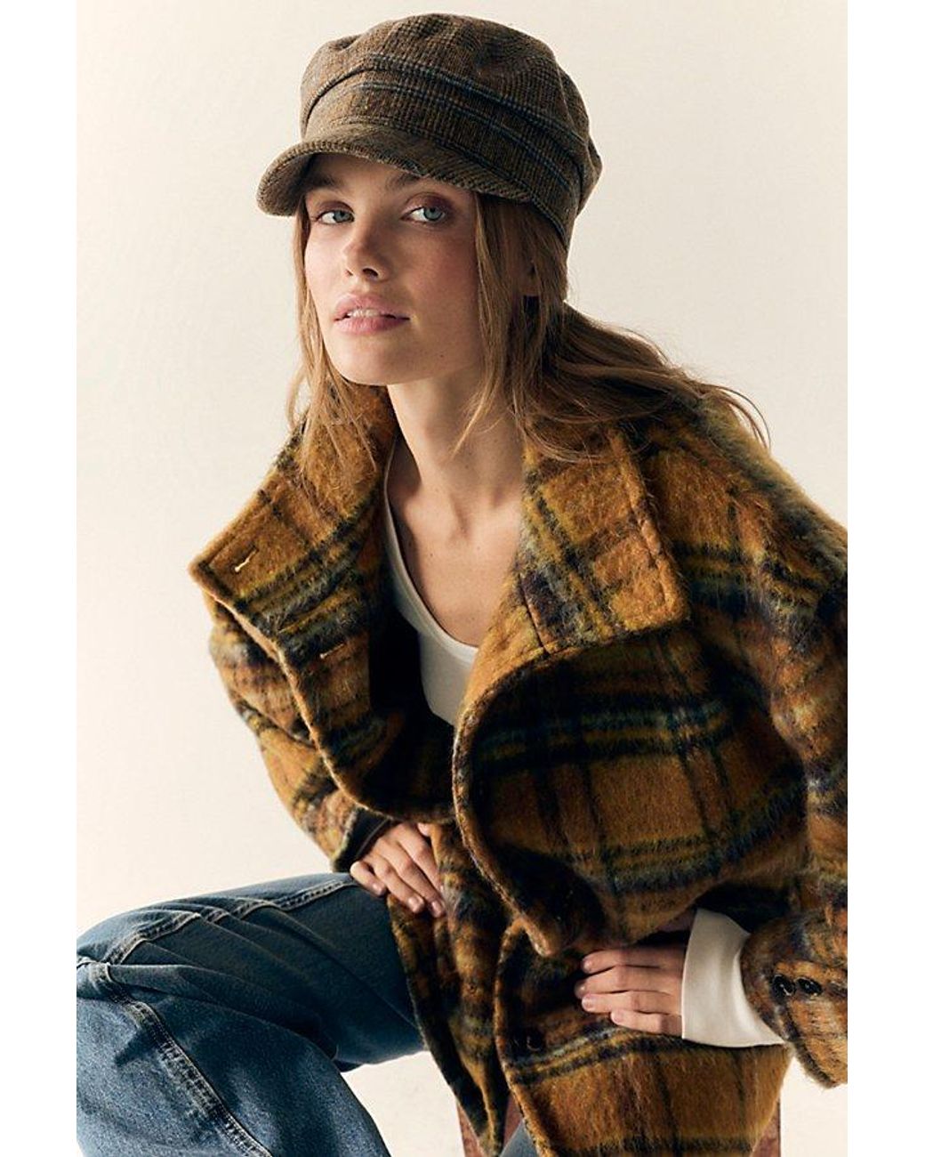 Free People Black Belmont Cadet Hat