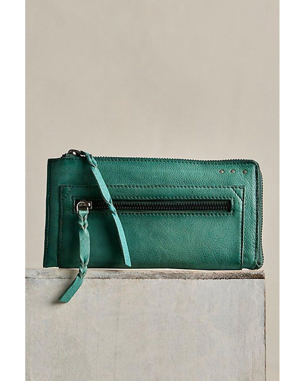 Free People Green Emerson Wallet