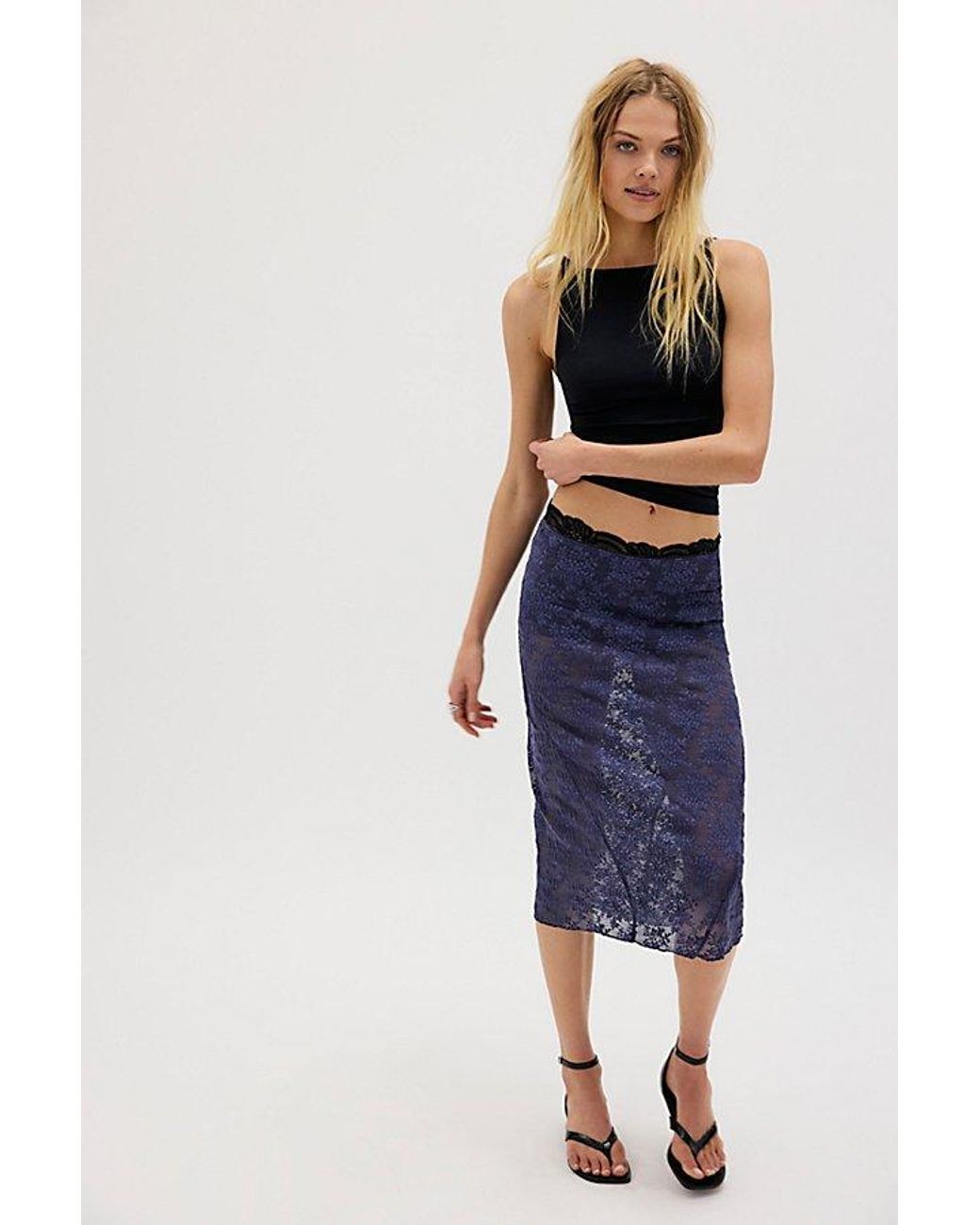 Intimately By Free People Black Round Two Cami By