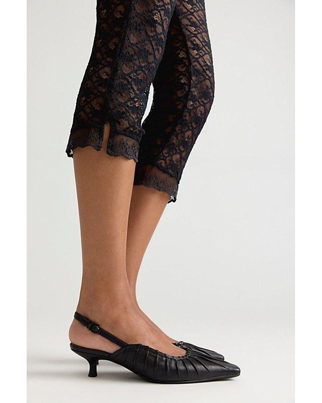 Circus by Sam Edelman Black Katia Slingback Heels By