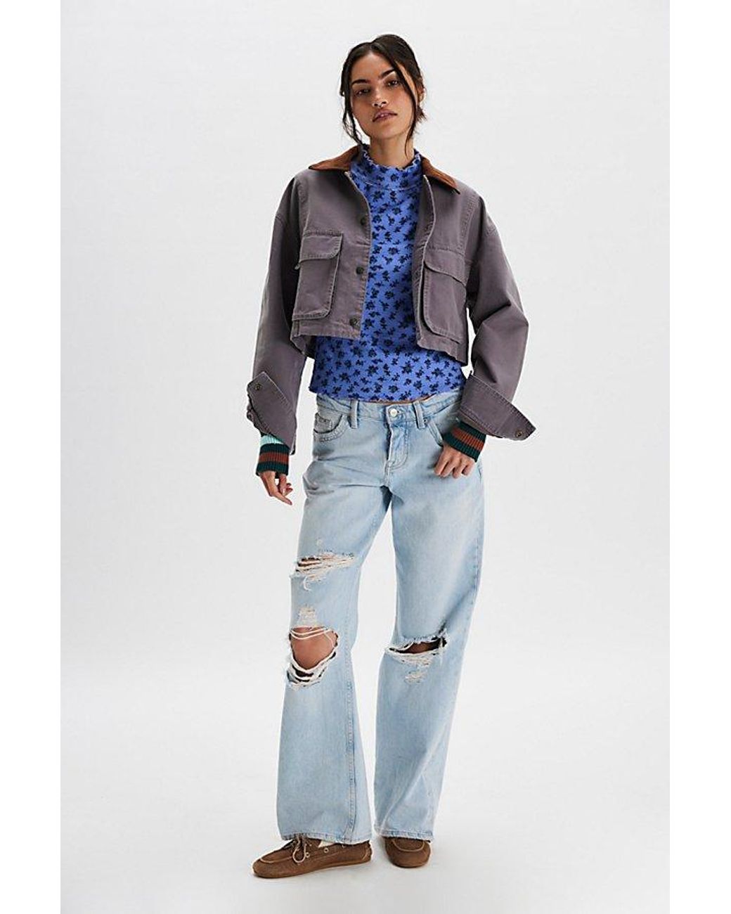 Free People Blue Bold Bowery Cuff