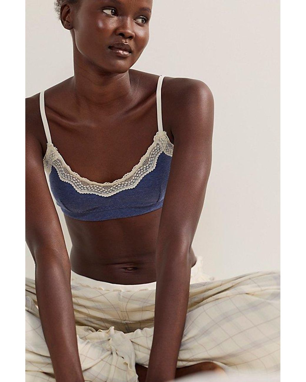 Intimately By Free People Brown Oh My Darling Scoop Neck Bralette By