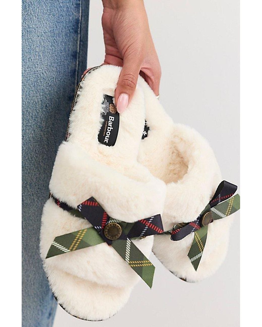 Barbour Blue Eleanora Slippers