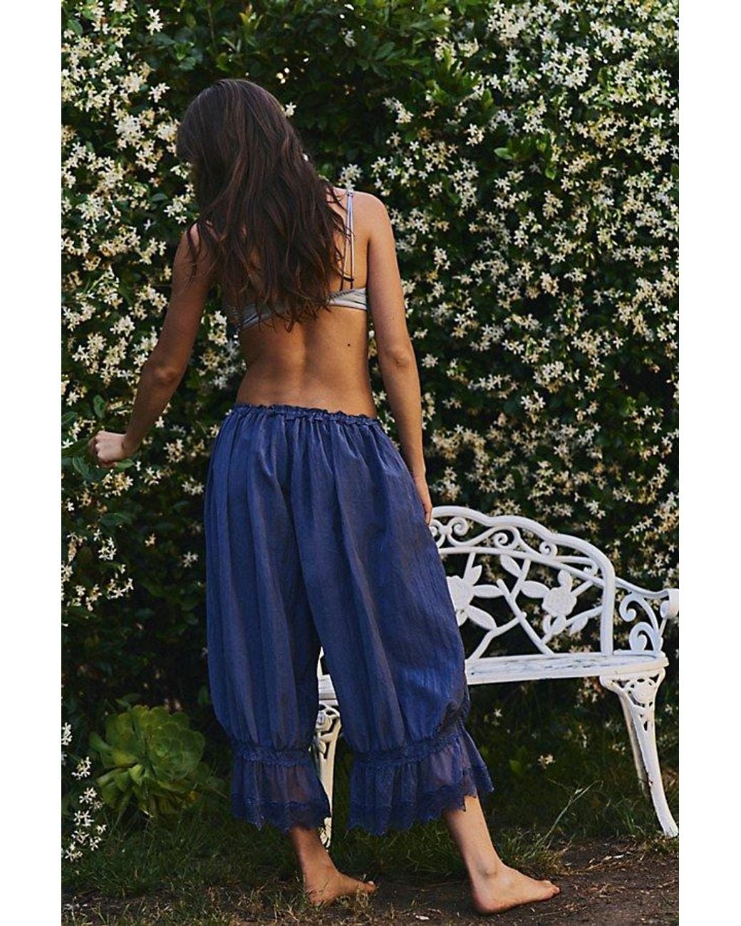 Intimately By Free People Black Forever Young Bloomer Pants By