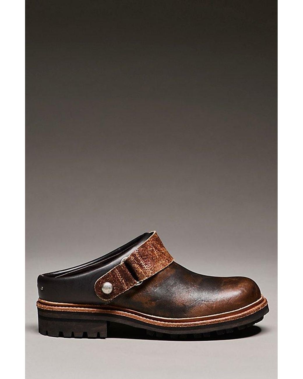 Free People Brown Remy Mules