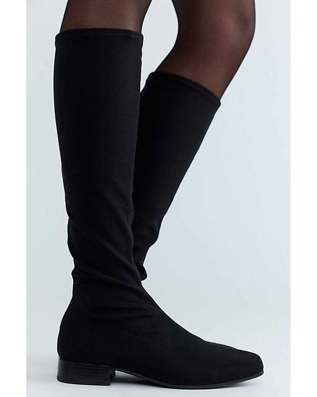 Vagabond Black Vagabond Mona Tall Stretch Boots Shoe By