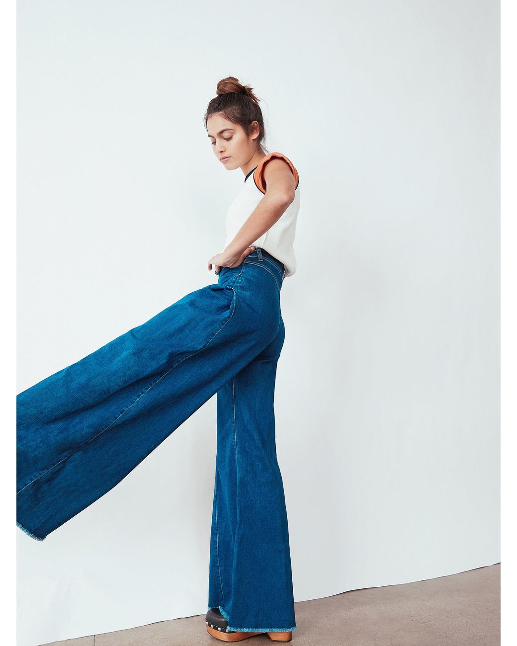 Sunny Beach Pants - Wide Leg Pants in Santa Cruz