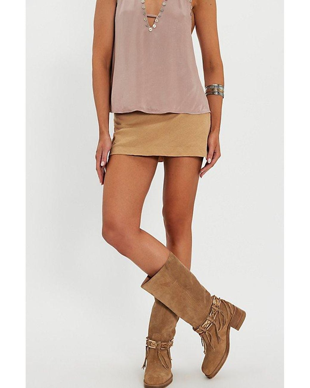 Bronx Brown Freefall Fringe Equestrian Boots