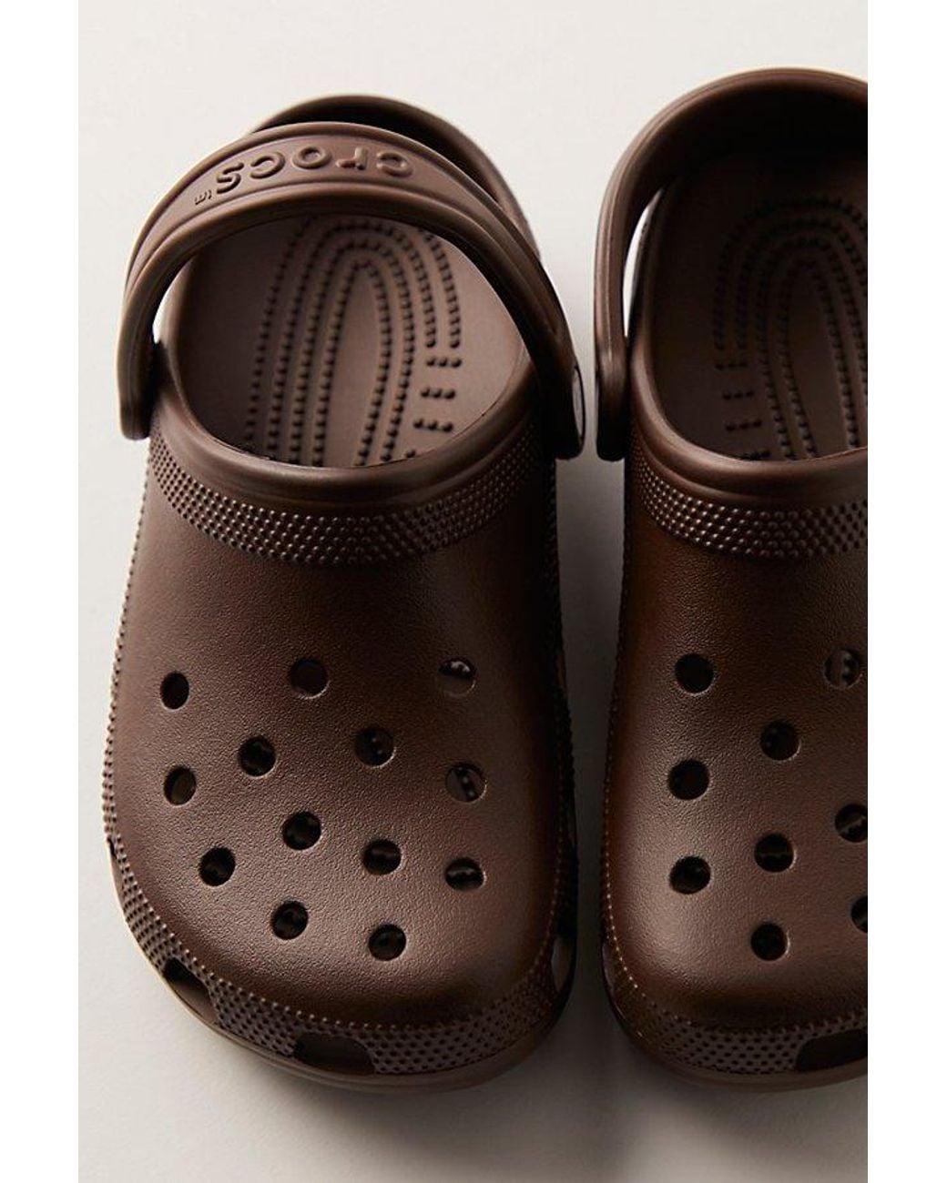 Crocs™ Classic Clogs in Brown | Lyst