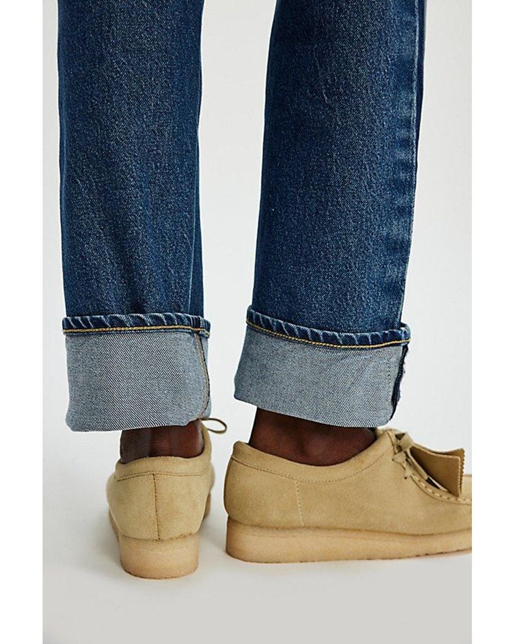 Clarks Blue Wallabee Moccasins