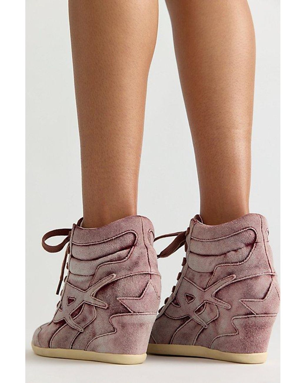 Ash Blue Boradia Wedge Sneakers