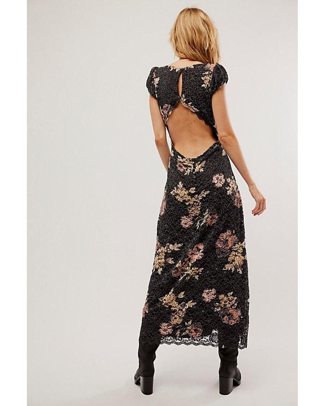 Free People Butterfly Babe Lace Maxi Dress At In Black Combo, Size: Medium | Lyst Free People Butterfly Babe Lace Maxi Dress At In Black Combo, Size: Medium | Lyst