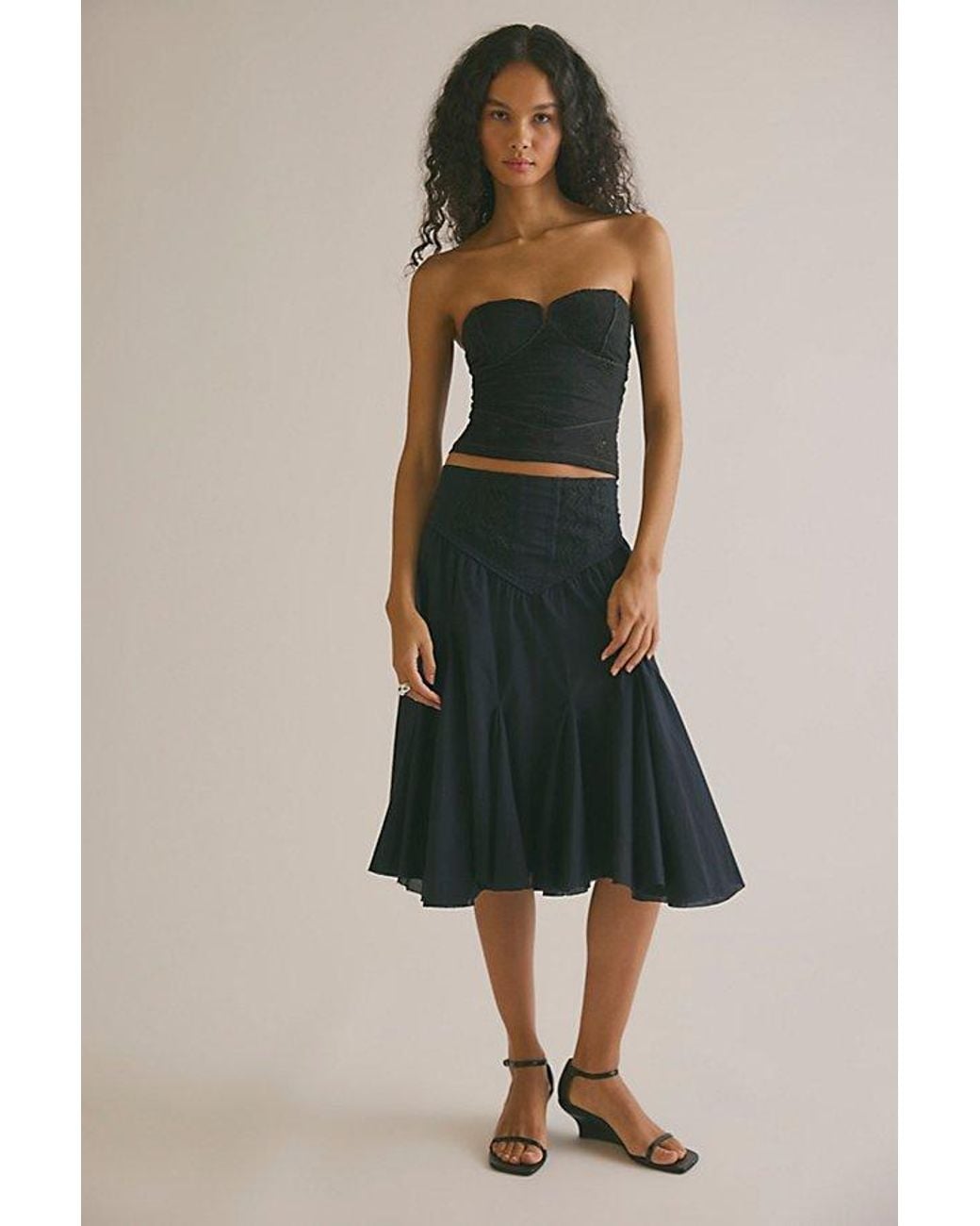 Intimately By Free People Black Ever Afternoon Tube Top By