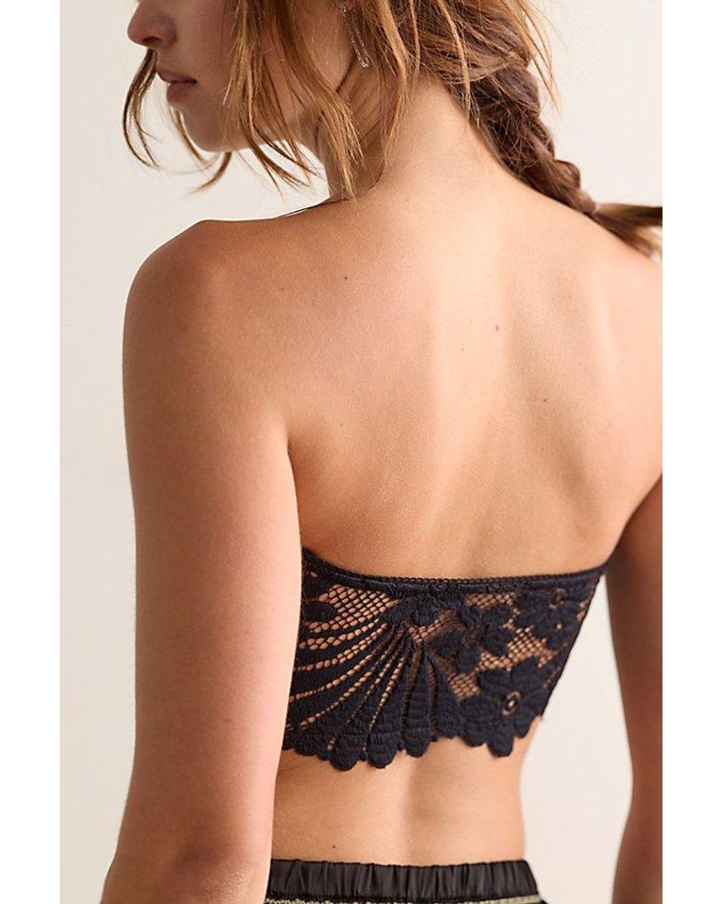 Intimately By Free People Black Petal Party Bandeau By