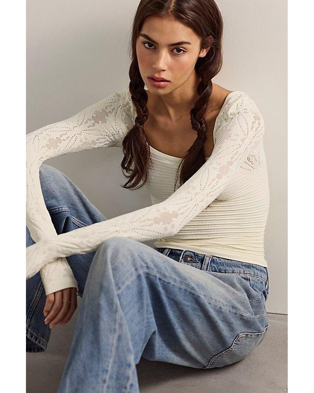 Intimately By Free People Gray So Many Likes Long Sleeve By