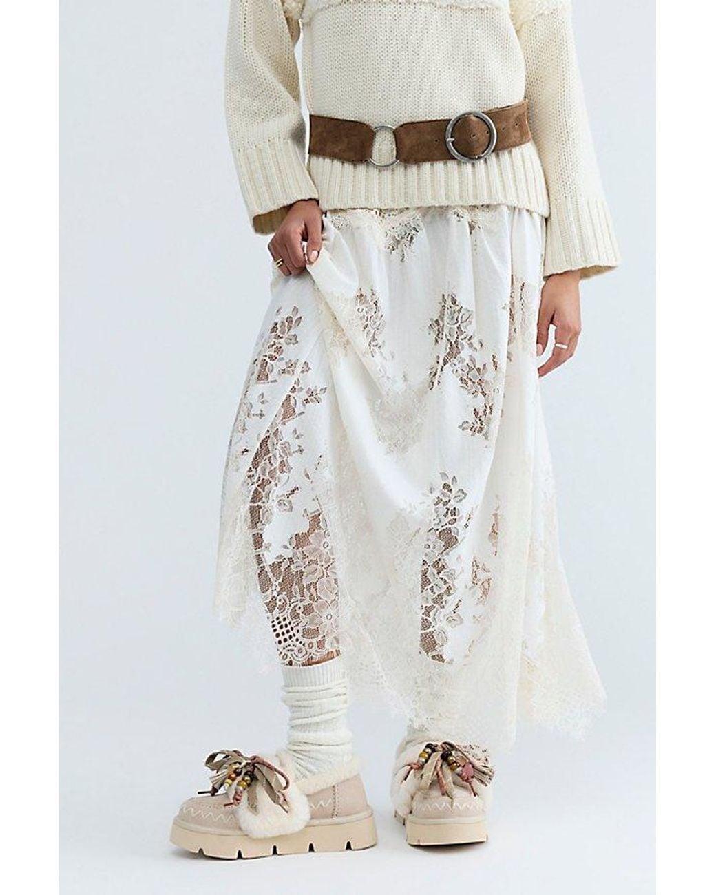 Nan-Ku Couture Natural Iceland Shearling Moccasins