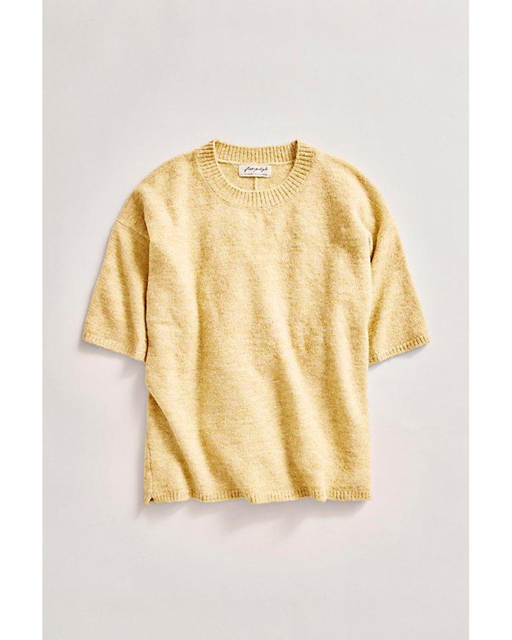 Free People Natural Margot Softspun Sweater Tee