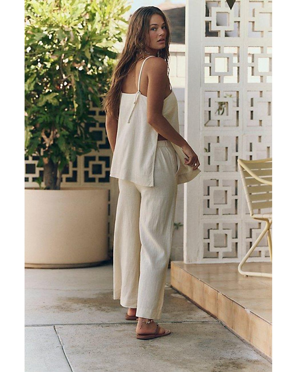Free People Sightseer Linen Set | Lyst