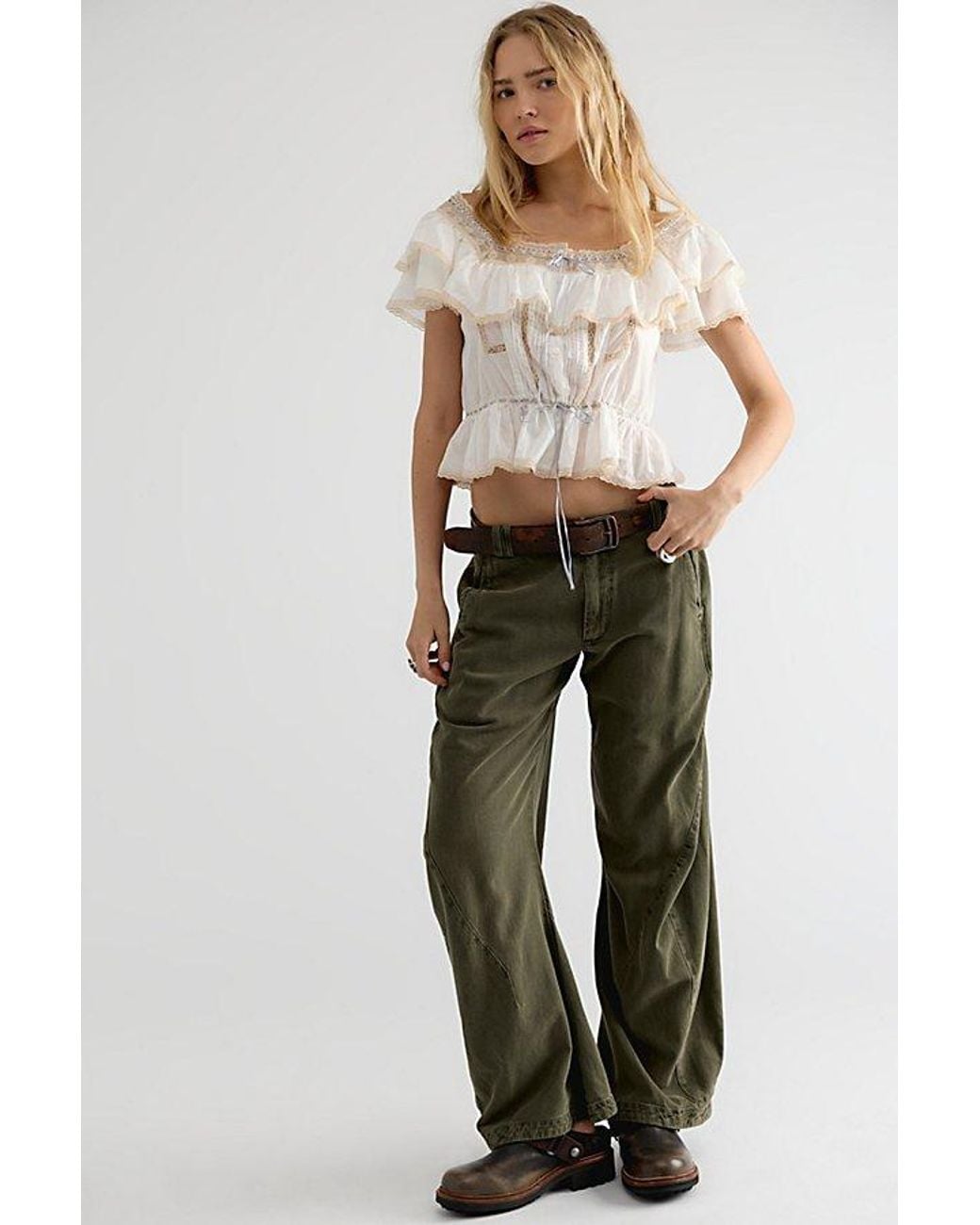 Rixo Brown Melisa Top