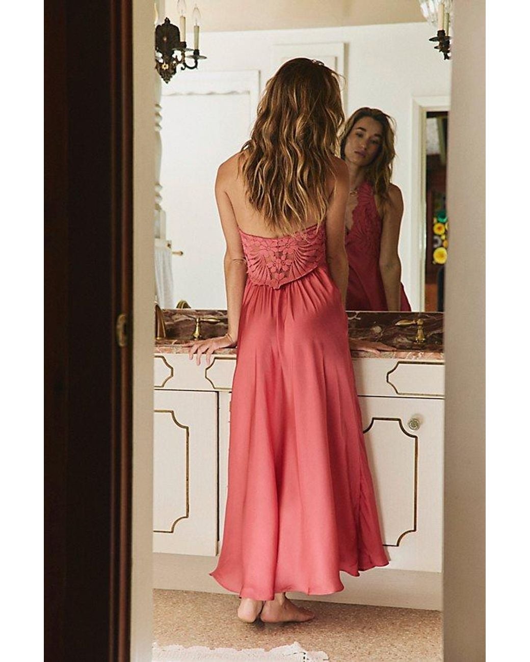 knee length dresses for ladies Free People Complete Me Midi Dress – Social Threads main image 0
