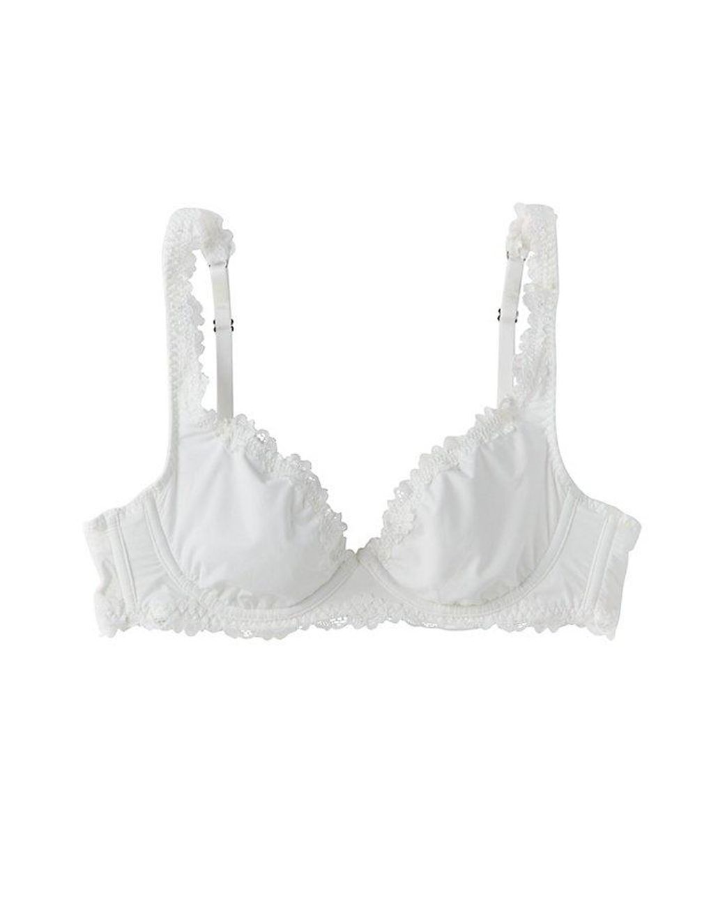 Intimately By Free People Black Charlie Lace Microfiber Plunge Underwire Bra By
