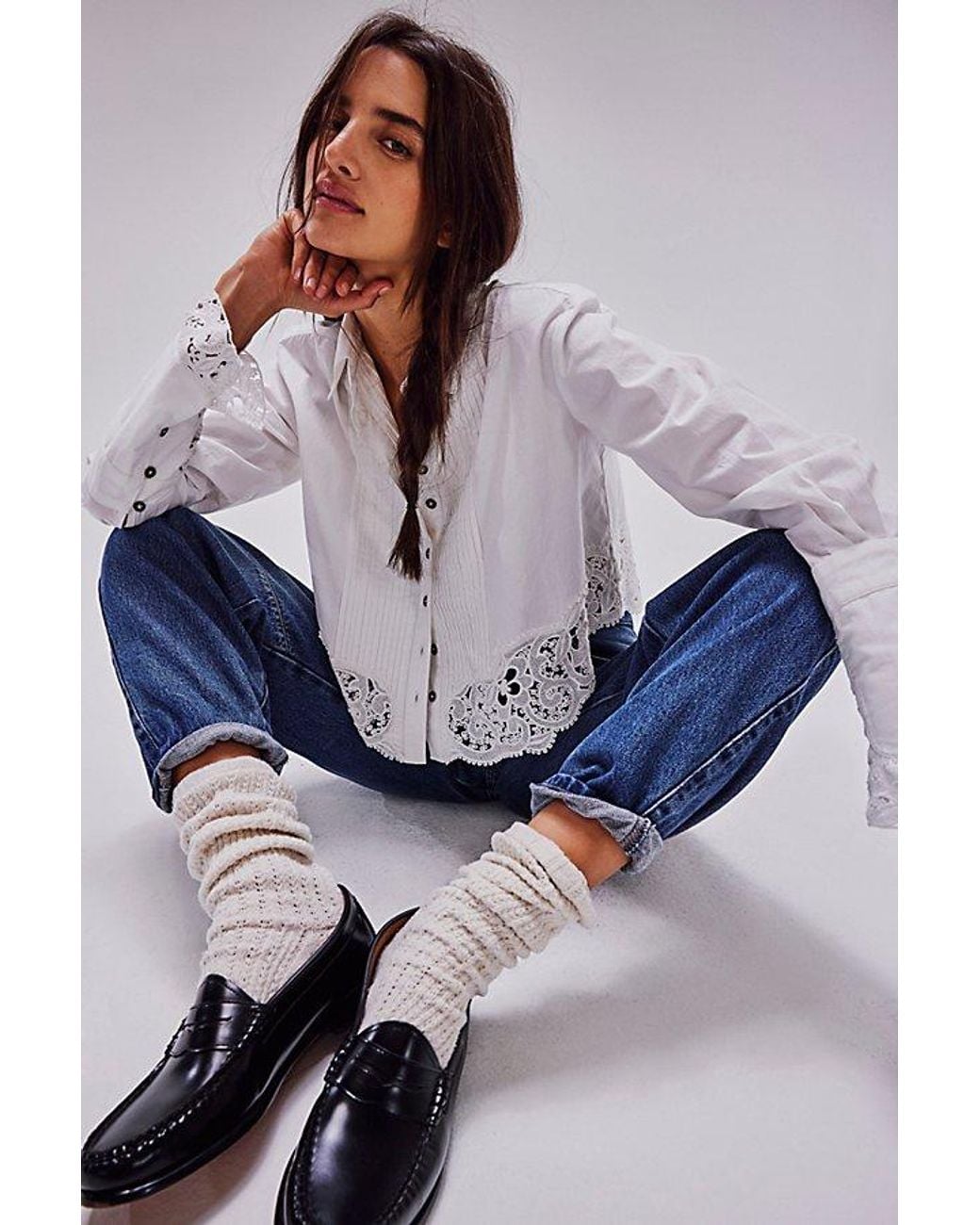 G.H.BASS White G. H. Bass Whitney Loafer