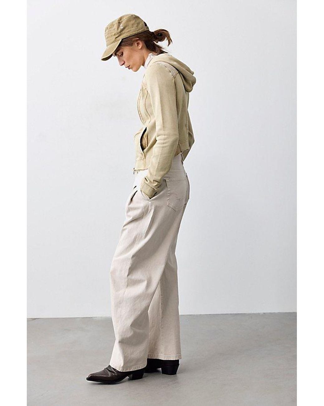 Free People Natural Golden Hour Trouser Jeans