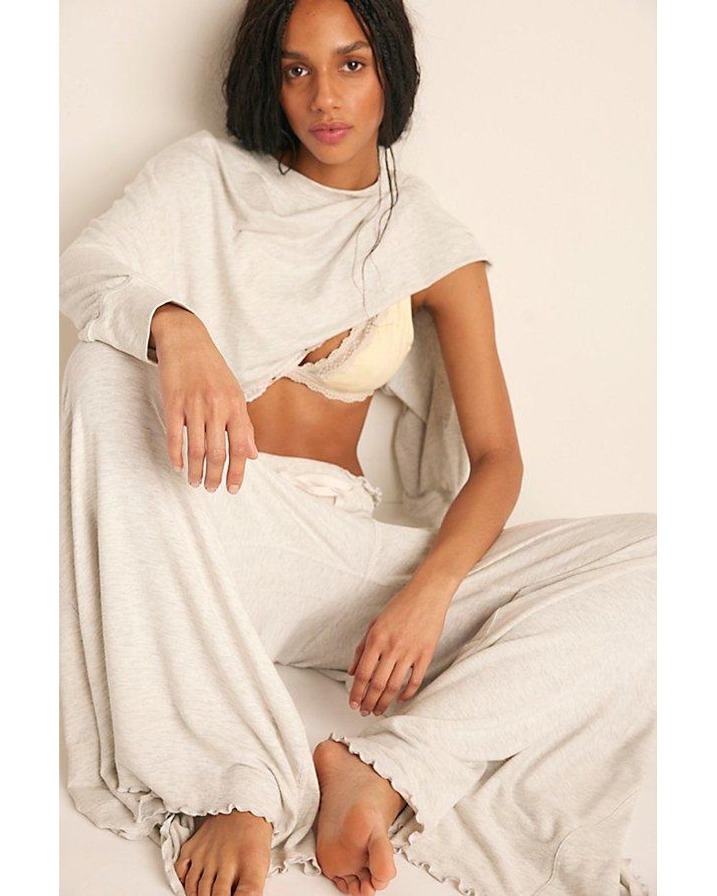 Intimately By Free People Natural Dream State Pullover By