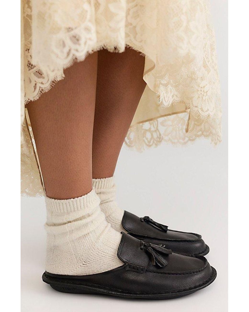 VIBAe Natural Soho Tassel Mules
