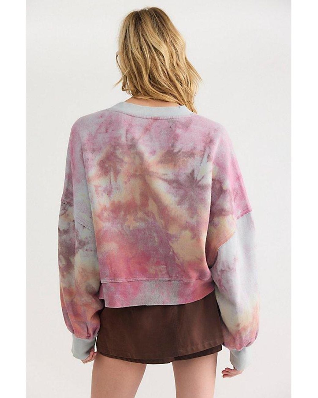 Free People Red Gaia Sweatshirt