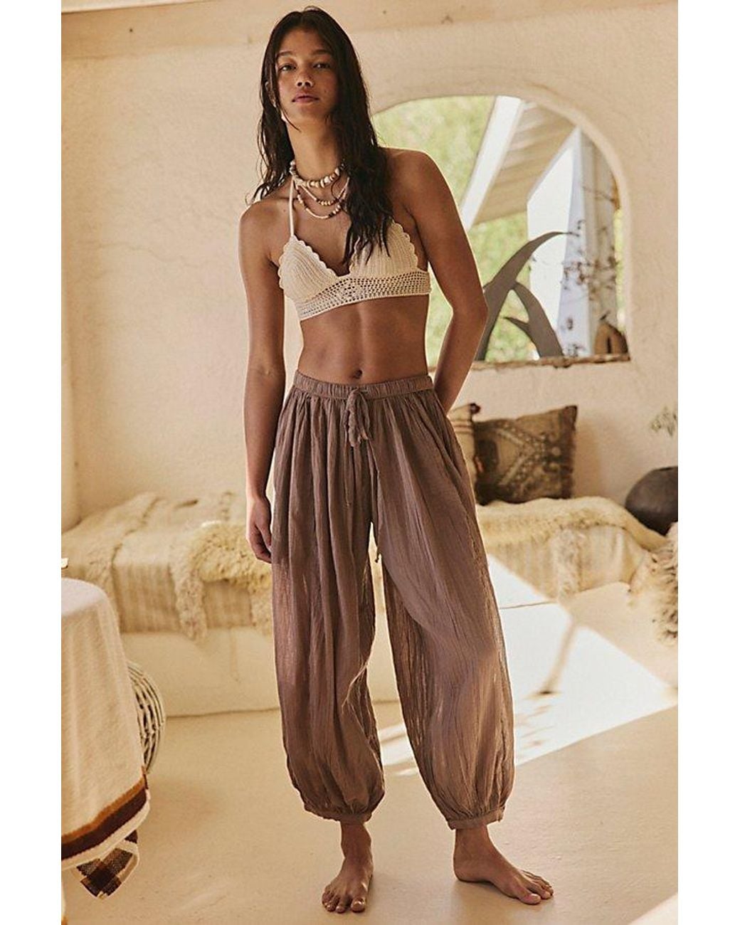 free-est Black Playa Party Balloon Pants By
