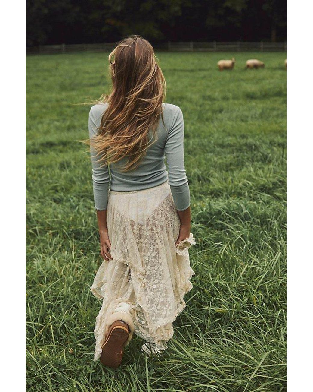 Intimately By Free People Natural French Courtship Half Slip