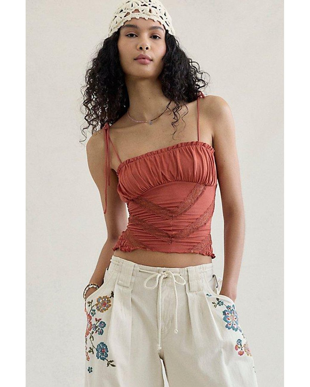 Intimately By Free People Red All Yours Cami By