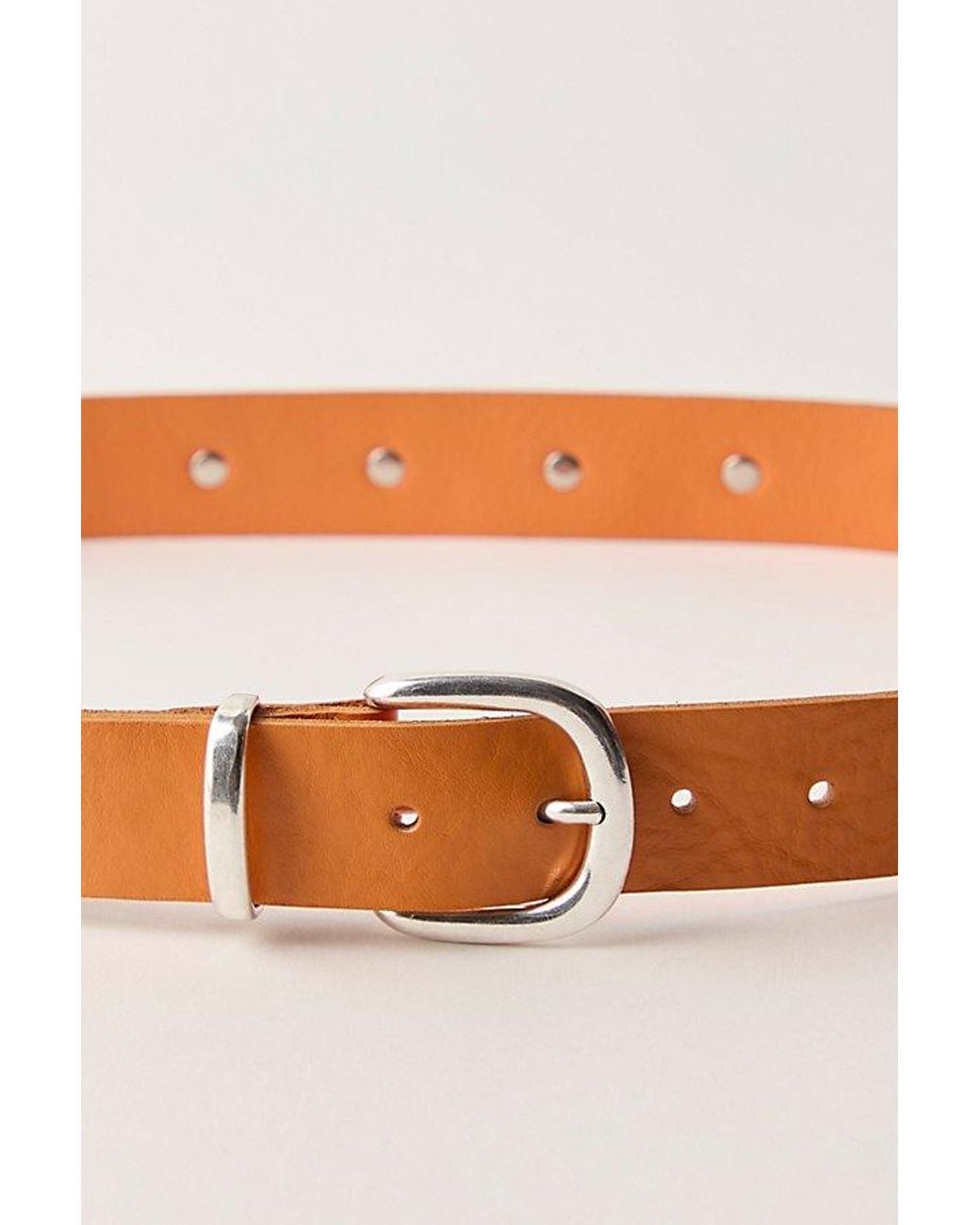 Free People Orange Rhodes Stud Belt