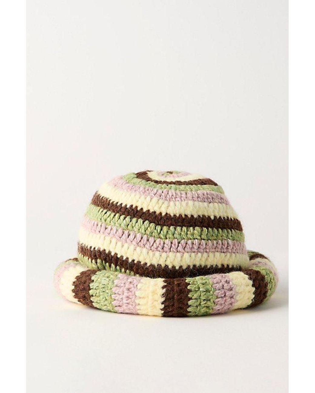 Free People Natural City Spiral Bucket Hat