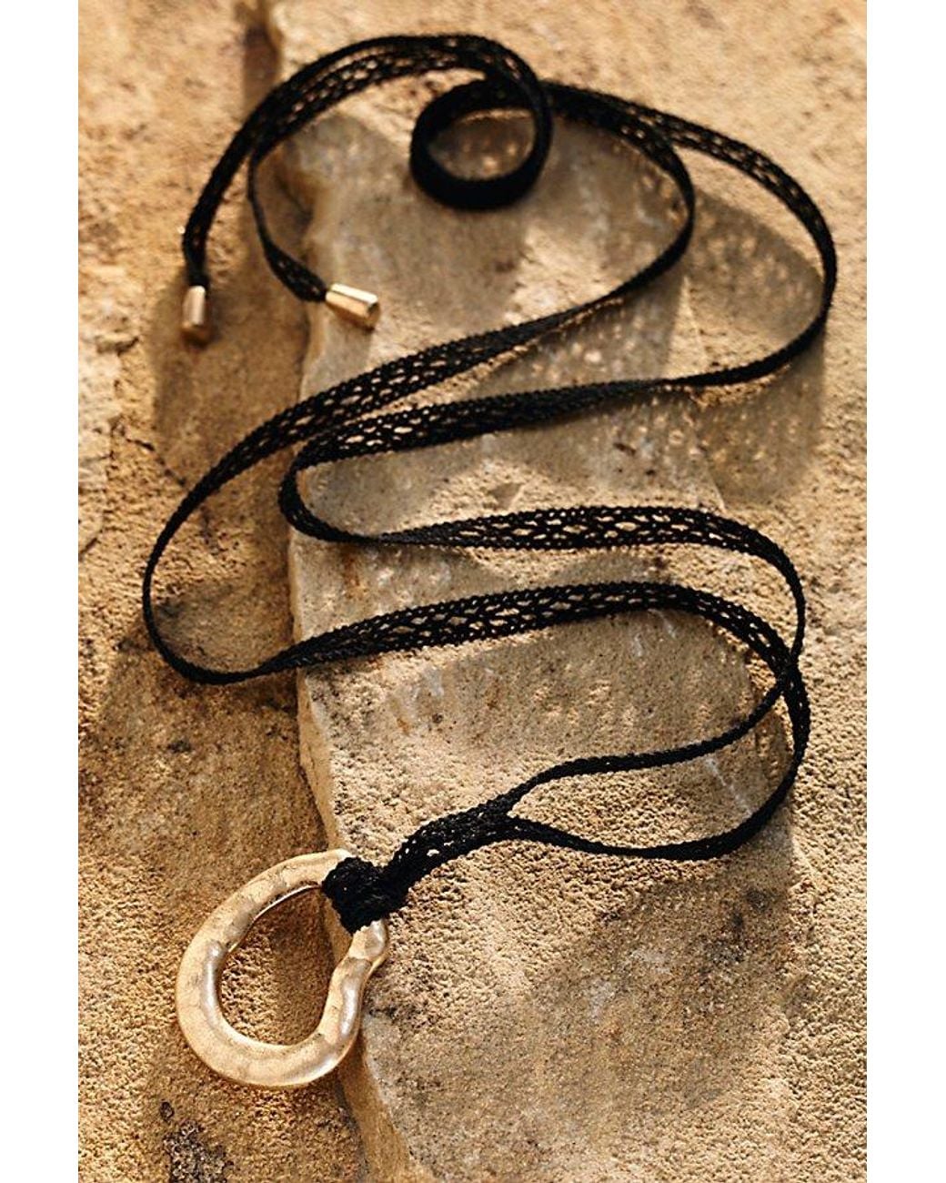 Free People Blue Moon Lariat Necklace