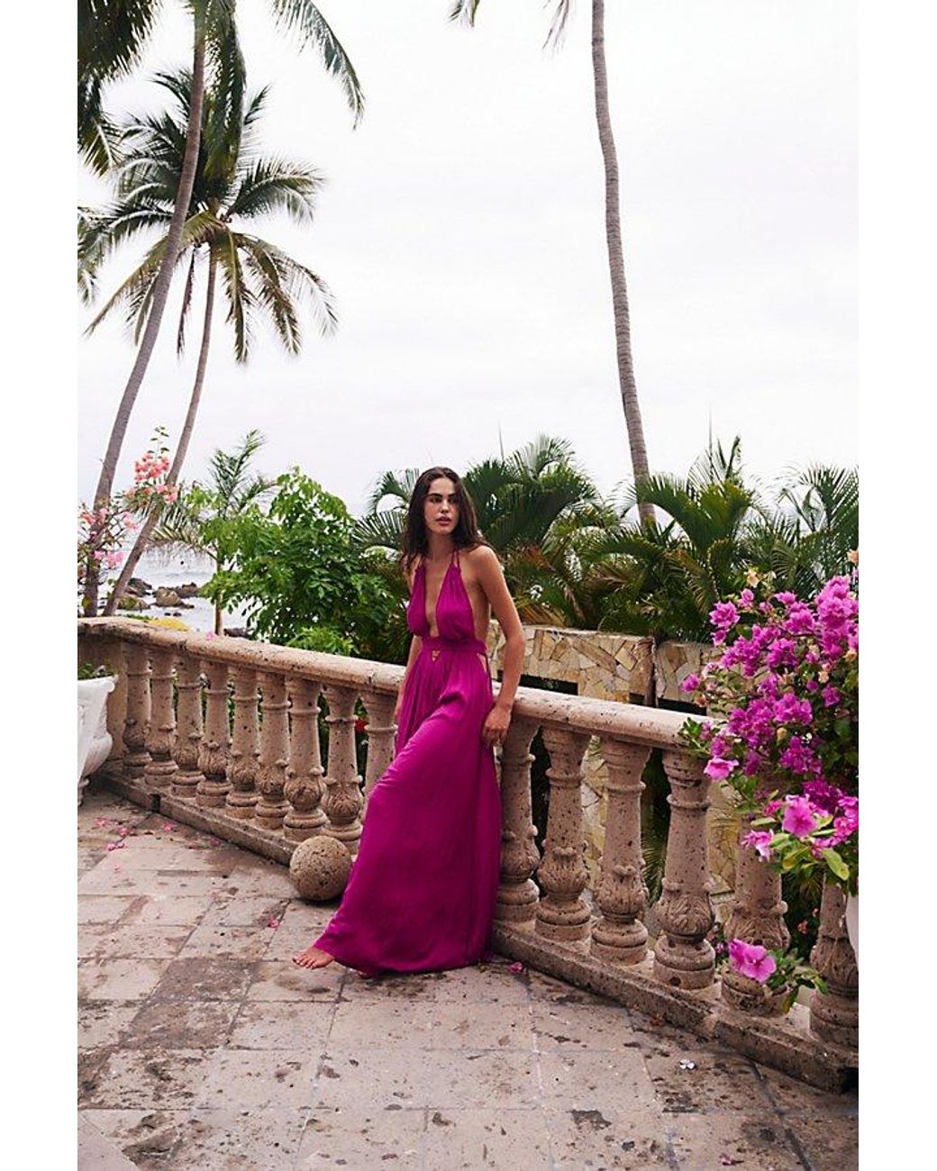 Free People Look Into The Sun Maxi Dress in Pink | Lyst