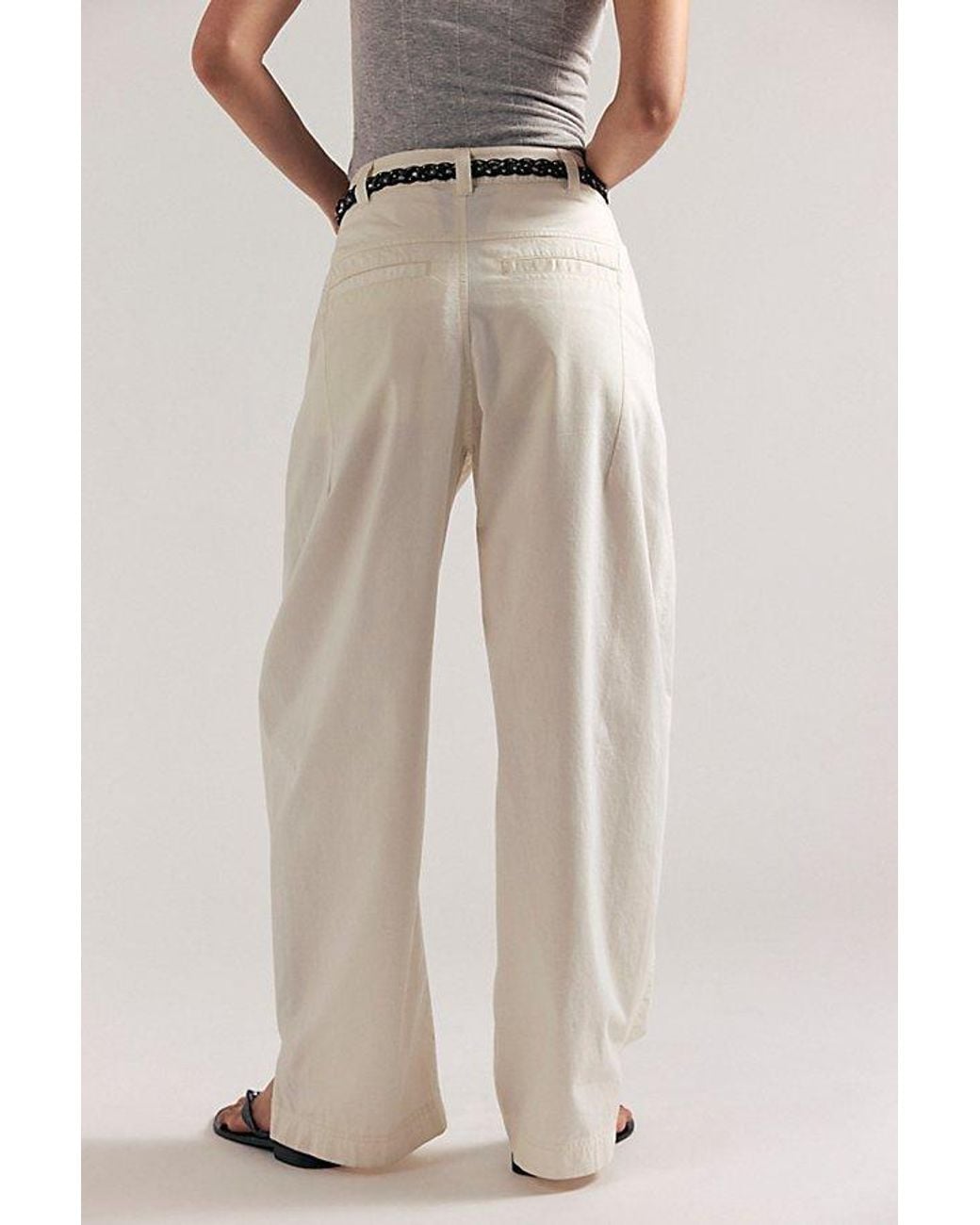 Free People Multicolor Stand Up Barrel Chino Pants