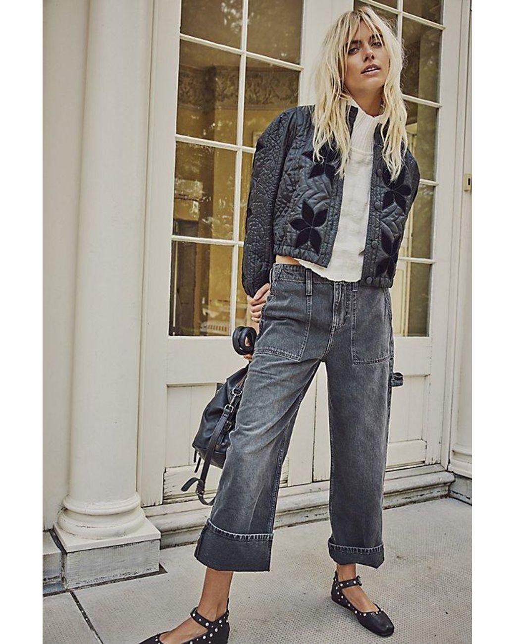 Vintage cuffed cheap jeans