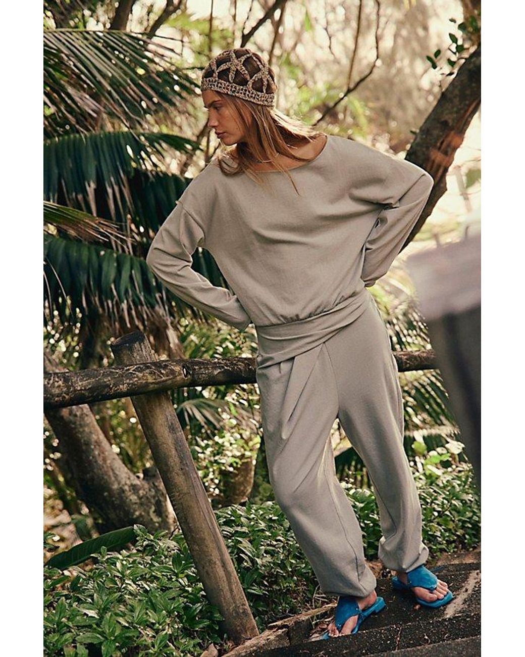 free-est Green Dorsa Jumpsuit By