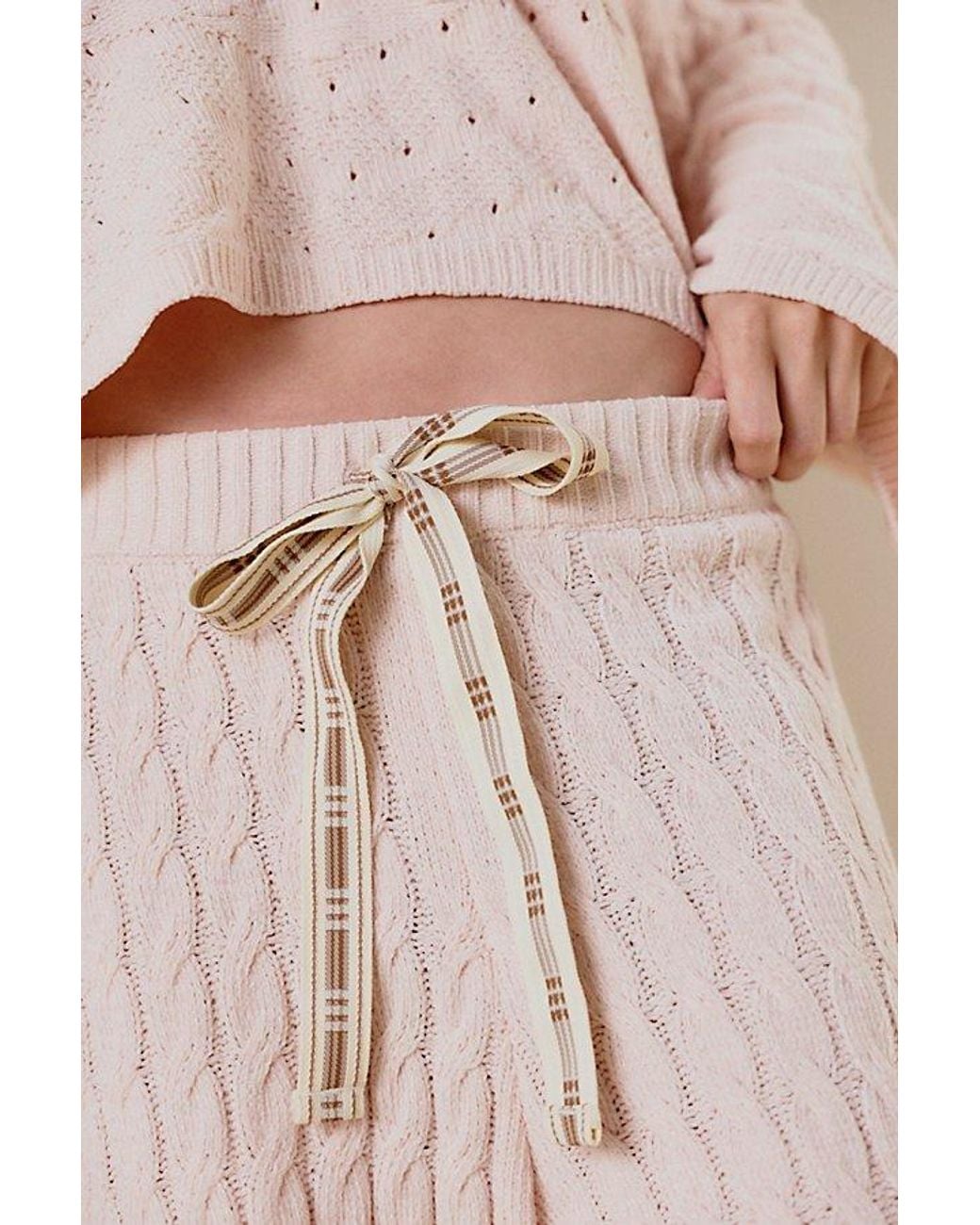 Intimately By Free People Natural Fireside Crush Joggers By