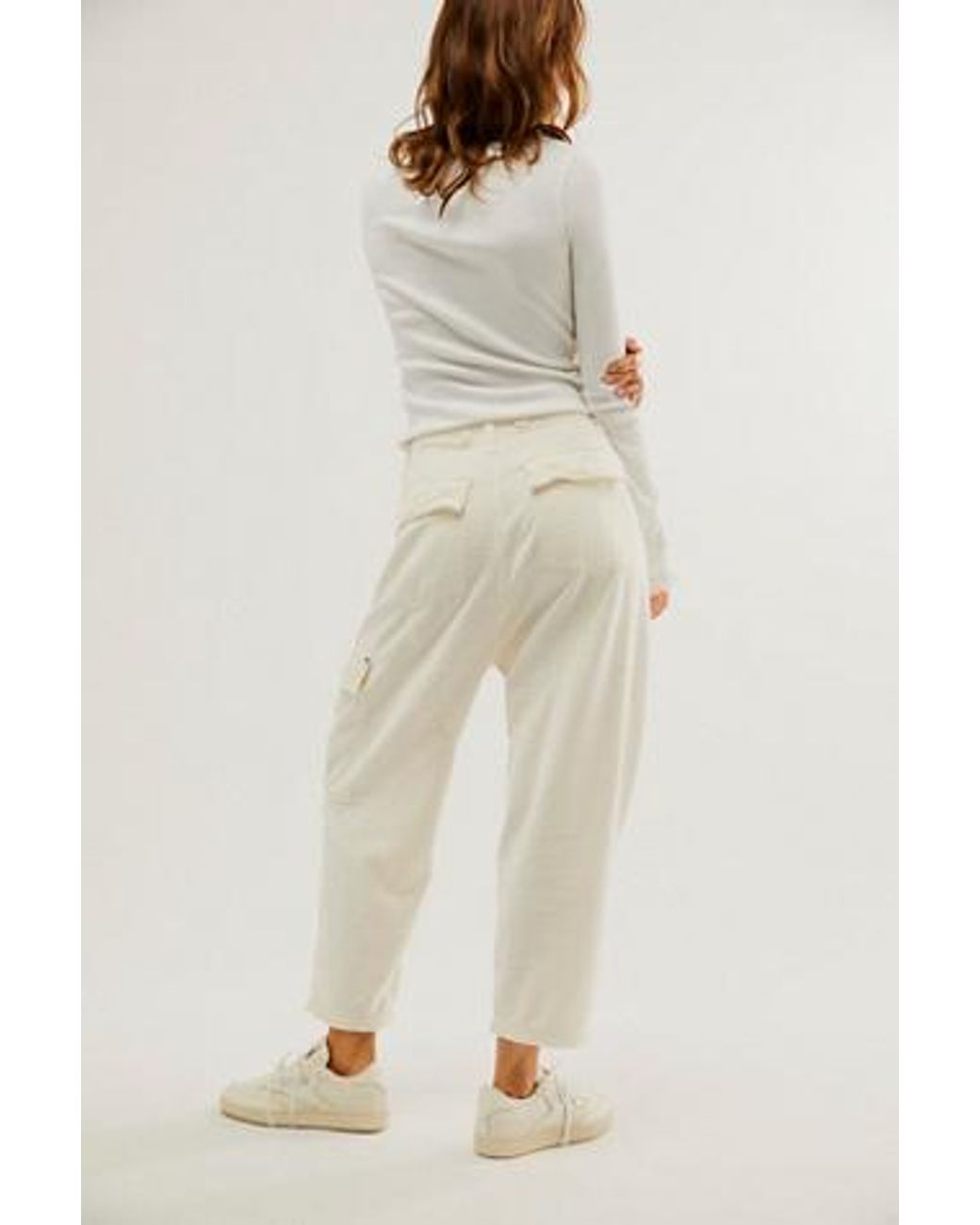 Free People Bay To Breakers Pants in Natural | Lyst