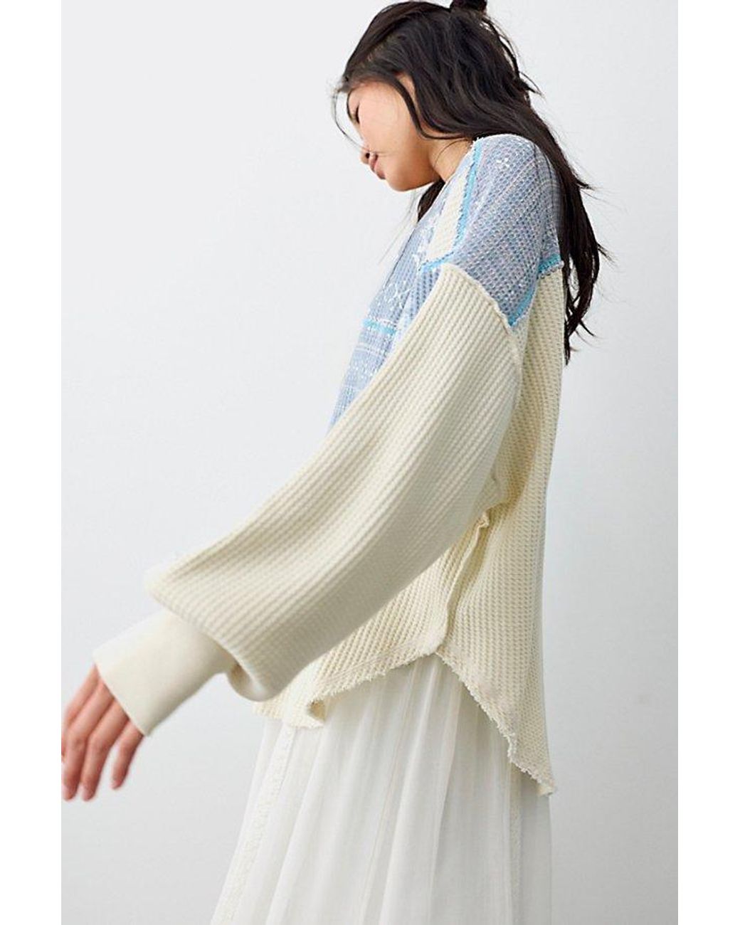Free People Blue Wildflower Thermal
