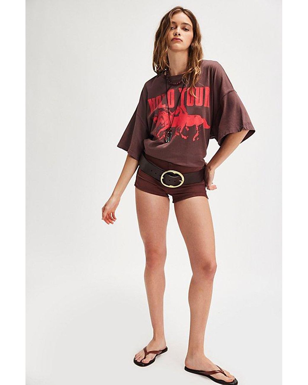 Daydreamer Red Hold Your Horses Tee By