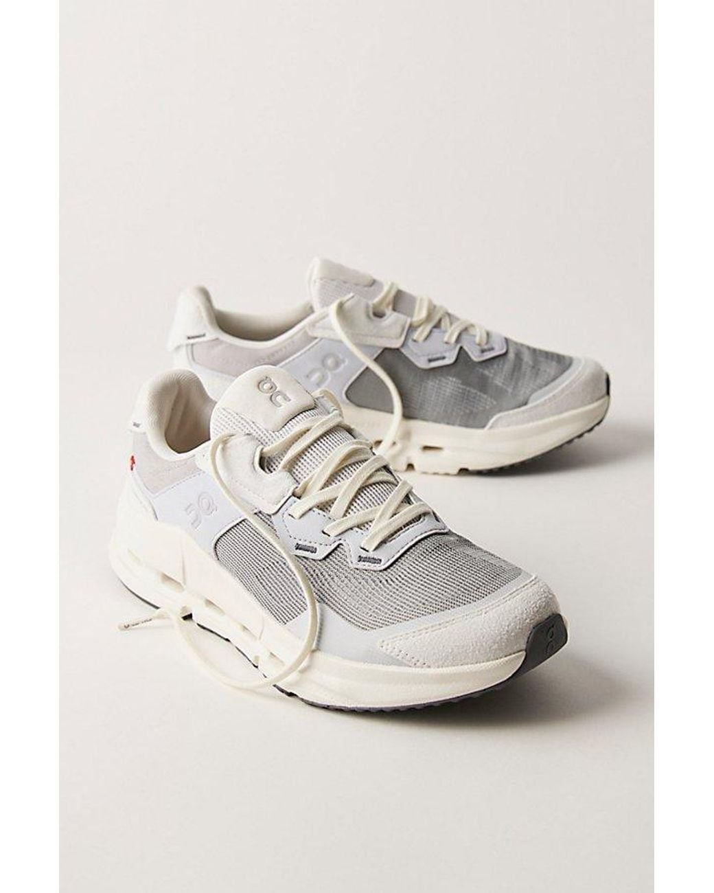 On Shoes Gray Cloudnova Rift Sneakers