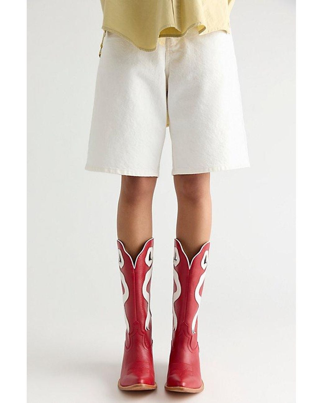 Ariat White Beaux J-Toe Western Boots