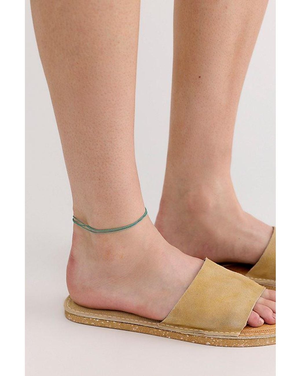 Free People Pink Celia Anklet