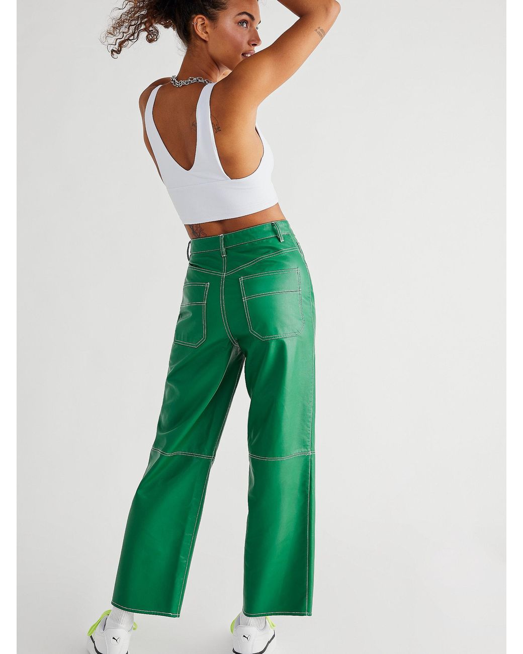It Factor Vegan Pants in Green 