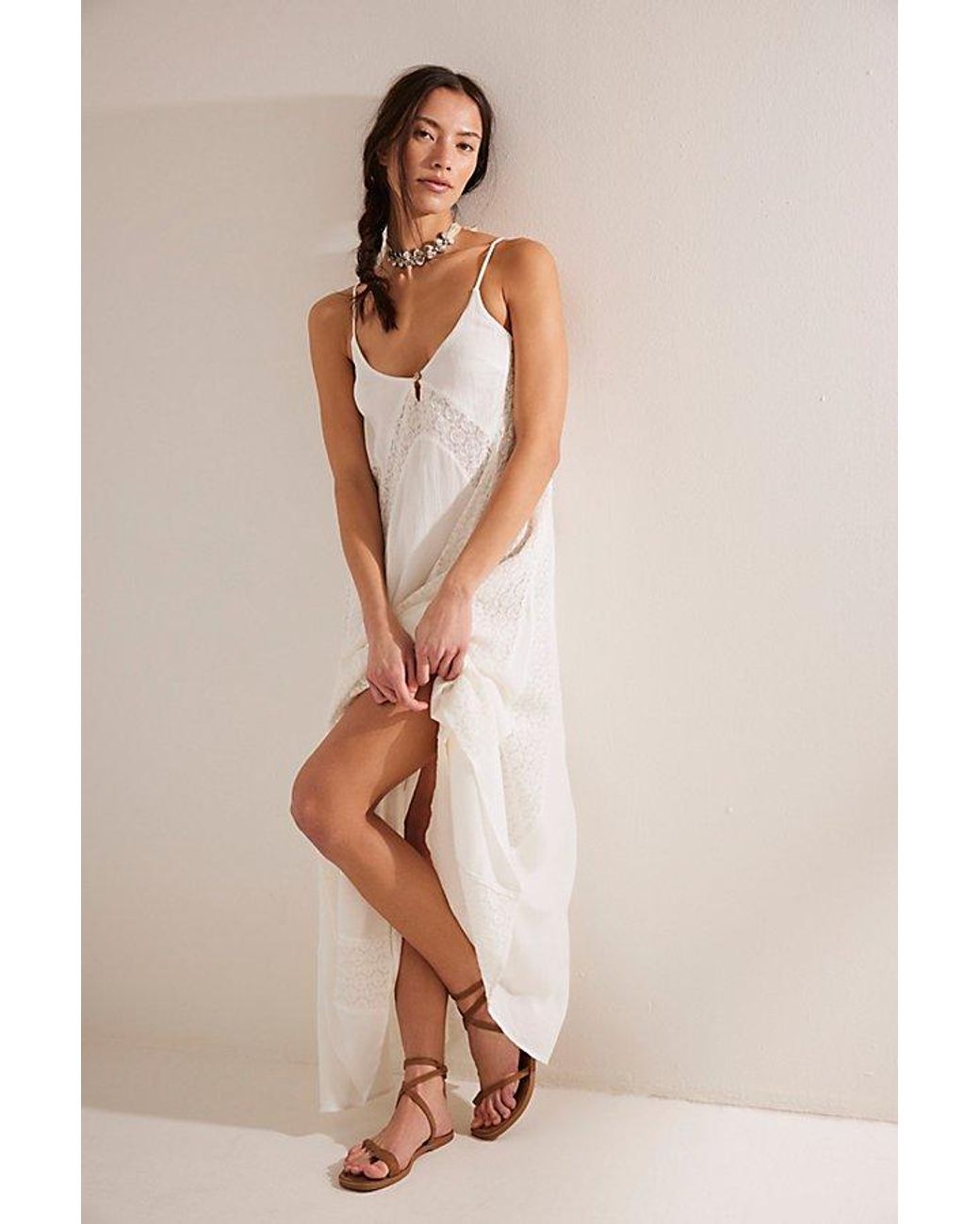 chinese dress ladies The Free People Rows Of Roses Maxi Dress in Black